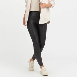 Spanx Faux Leather Leggings Medium